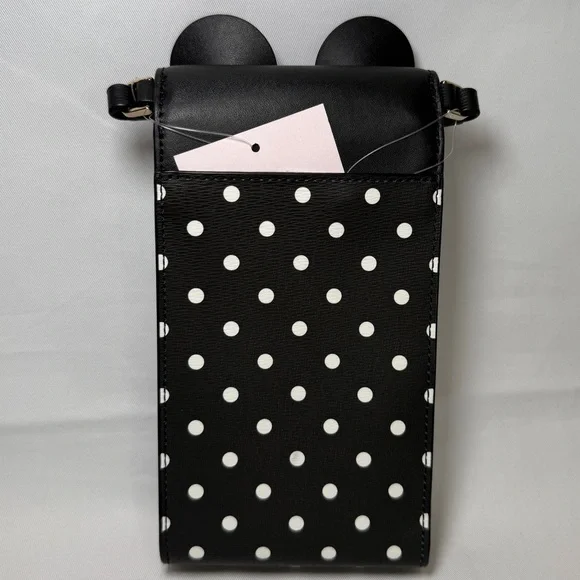 Disney X Kate Spade New York Minnie Mouse North South Flap Phone Crossbody - Picture 4 of 8